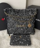 Bolsa Chanel 22 Tweed