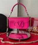 Bolsa Valentino Loco Calfski - Rosa