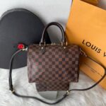Bolsa LV Speedy Damier 25 - Marrom/Preto