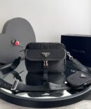 Bolsa Prada Re-Nylon Shoulder Bag Tiracolo - Preto