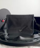 Pasta Prada Tiracolo Saffiano Nylon - Preto