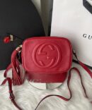 Bolsa GG Disco Soho - Vermelho Escuro