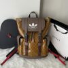 Mochila Adidas x Gucci Trefoil - Marrom