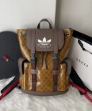 Mochila Adidas x Gucci Trefoil - Marrom