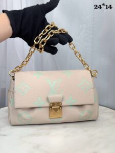 Bolsa Louis Vuitton Favorite-Bege/Verde