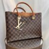 Bolsa LV Riverside Damier-Caramelo