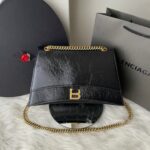 Bolsa Balenciaga Crush G Black