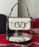 Bolsa- Valentino Locò Vlogo com Cristais - Branco