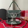 Bolsa Valentino Locò Bordada -  Verde