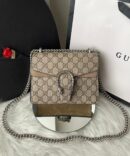 Bolsa GG Dionysus Monogram Pequena - Bege