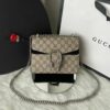 Bolsa GG Dionysus Monogram Pequena - Bege/Preto