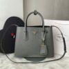 Bolsa Prada Double G Saffiano - Cinza