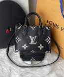 Bolsa LV Onthego Tote Preto/Branco