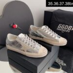 Tênis Golden Goose Can Super-Staro baixo- Metalico