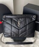 Bolsa YSL Puffer - Preto/Prata