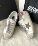 Tênis Golden Goose Cano baixo Super-Star - Dourado