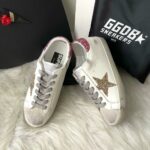 Tênis Golden Goose Cano baixo Super-Star - Dourado