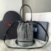 Bolsa Prada Mini Cristais - Preto/Prata