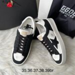 Tênis Golden Goose Cano baixo Super-Star - Preto