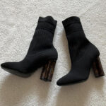 Bota LV Ankle Boot Silhouette - Preto