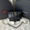 Bolsa Saint Laurent Monograma Puffer  - Preto/Dourado