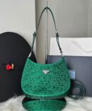 Bolsa Prada Cleo Cristais - Verde