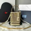 Bolsa Prada Panier Cristais - Dourado