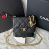 Bolsa Chanel Flap Pequena - Preto