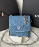 Bolsa Chanel Demin Mini - Azul 