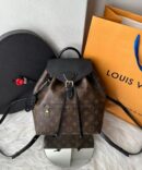 Mochila LV Montsouris - Marrom/Preto 