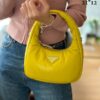 Bolsa Prada Soft Acolchoado Mini - Amarelo