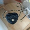 Bolsa Chanel Coração Mini - Preto