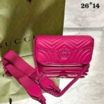 Bolsa Gucci Tiracolo Marmont - Rosa