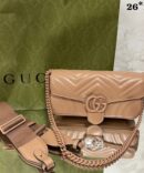 Bolsa Gucci Tiracolo Marmont - Nude