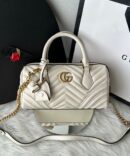 Bolsa Gucci Marmont Top Handle - Branco