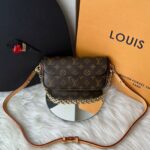 Bolsa Carteira Ivy LV Monogram - Marrom