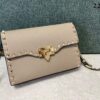 Bolsa Valentino Garavani Rockstud - Bege