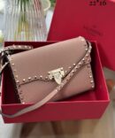 Bolsa Valentino Garavani Rockstud - Nude