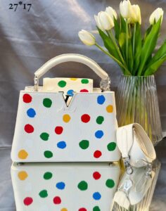 Bolsa LV Capucines BB LV x YK - Branco