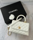 Bolsa Chanel Classic handle - Branco