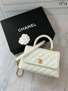 Bolsa Chanel Classic handle - Branco