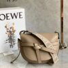 Bolsa Loewe Gate Jacquard - Bege