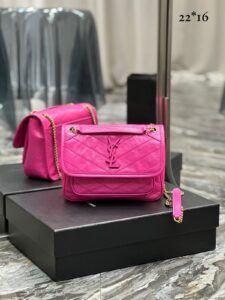 Bolsa Ysl Niki Baby - Rosa