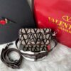 Bolsa Valentino Mini Locò Toile Iconographe - Marrom