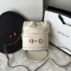 Bolsa Gucci Horsebit 1955 Bucket  - Branco