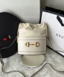 Bolsa Gucci Horsebit 1955 Bucket  - Branco