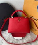 Bolsa LV Capucines Taurillon - Vermelho