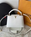 Bolsa LV Capucines Taurillon - Branco