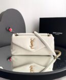 Bolsa Saint Laurent Calypso - Branco/Dourado