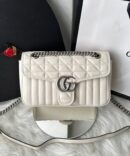 Bolsa GG Marmont Geométrica - Branco